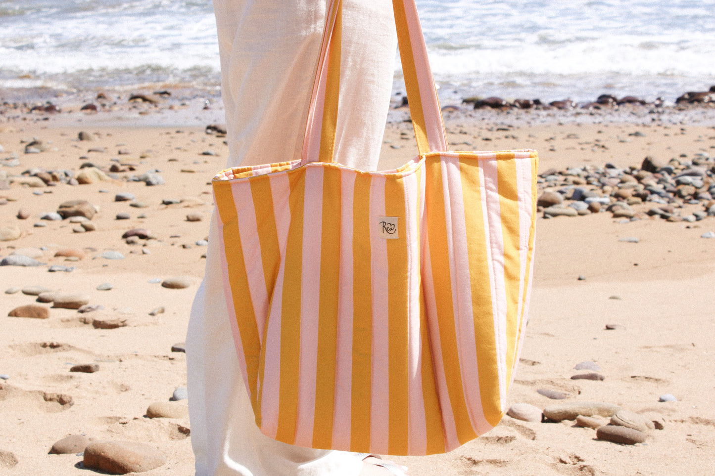 Bolso Shopper Rayas